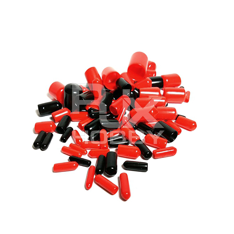  RJX 20pcs Rubber End Caps ID 8 10 12 14 15 16 18 20 22 25 28 30mm PVC Round Tube Bolt Cap Cover Protectors