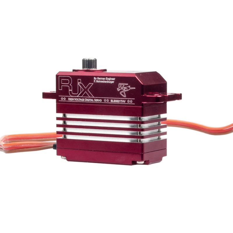 RJXHOBBY Brushless BLS0521THV Digital HV Standard Tail Servo (20mmx37x40mm) Red