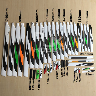 RJX HOBBY 92mm 3K CF Tail Blades
