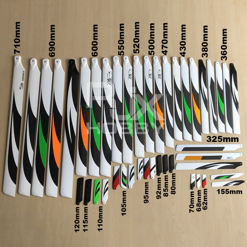 RJX 95mm Tail CF Blades