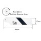 RJX Black and White 68mm Tail CF Blades