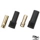 RJXHOBBY 3pairs XT150 6mm Banana Connector Male and Female Gold Plated Max.60A Continuous/130A Peak Current for Lipo Battery