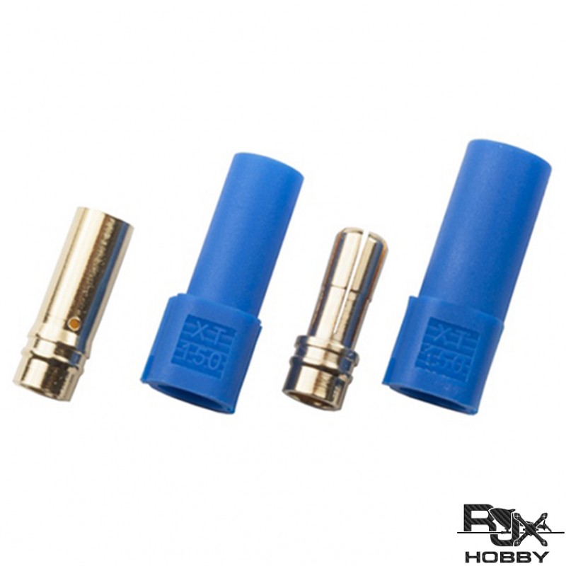RJXHOBBY 3pairs XT150 6mm Banana Connector Male and Female Gold Plated Max.60A Continuous/130A Peak Current for Lipo Battery