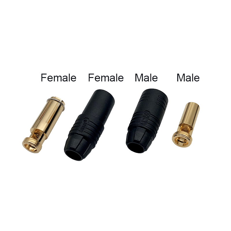 RJXHOBBY AS150 Male and Female Anti Spark Connector Plug Set for Battery, ESC, and Charge Lead