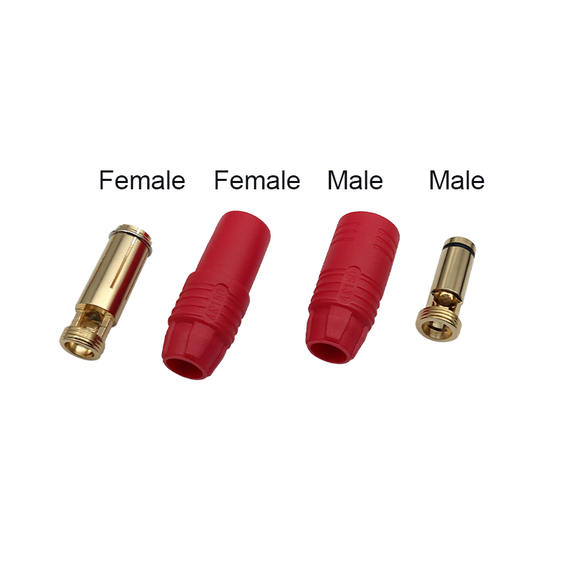 RJXHOBBY AS150 Male and Female Anti Spark Connector Plug Set for Battery, ESC, and Charge Lead