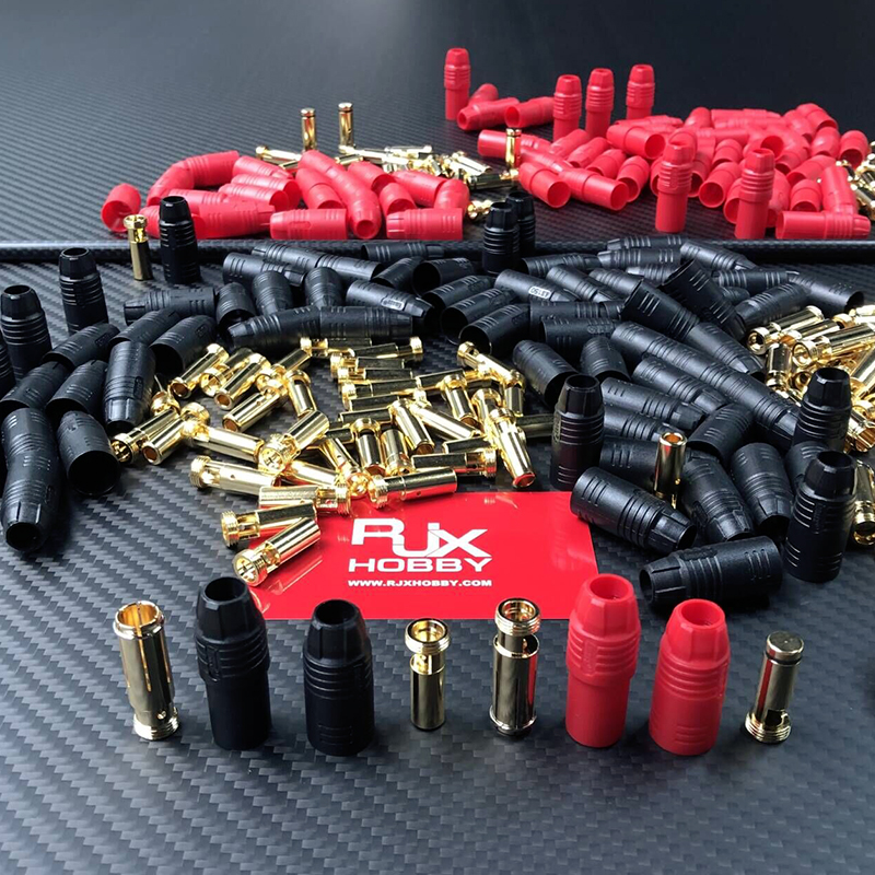 RJXHOBBY AS150 Male and Female Anti Spark Connector Plug Set for Battery, ESC, and Charge Lead