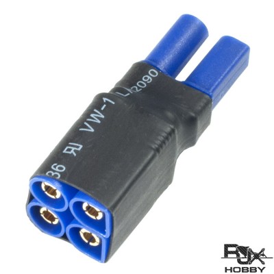 RJXHOBBY EC5 No wires in parallel connection harnesses Lipo Battery Connector Adapter