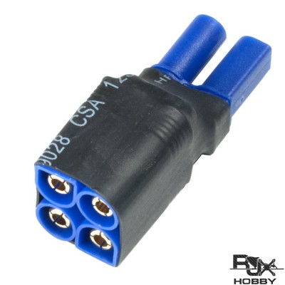 RJXHOBBY EC5 No wires Series connection harnesses Lipo Battery Connector Adapter