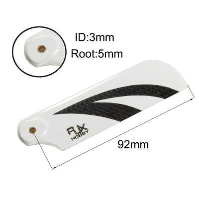 RJX 92mm Tail CF Blades