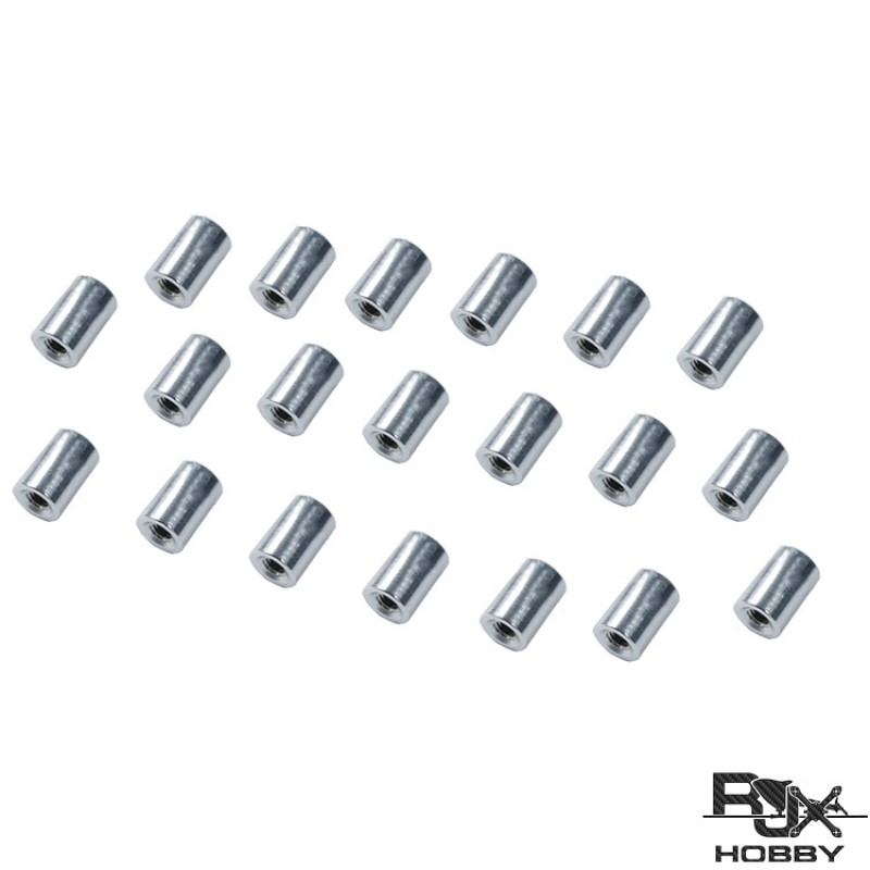 RJXHOBBY 20pcs Aluminum M3x10mm Standoff Spacer