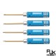 RJXHOBBY Mini Titanium Alloy Hex Wrenches Screw Removal Driver Tools Kit 1.5mm 1.65mm 2.0mm 2.5mm for RC Helicopter 4pcs