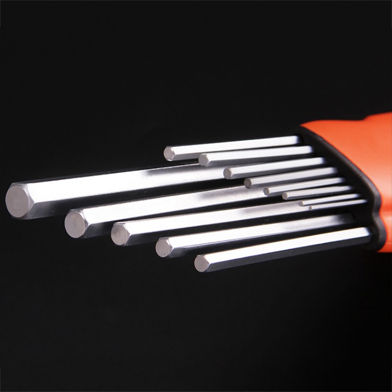 RJX 13 Pcs Hex Key Allen Wrench Set Extra-long Arm 1/20" to 3/8" Key Allen Key Set
