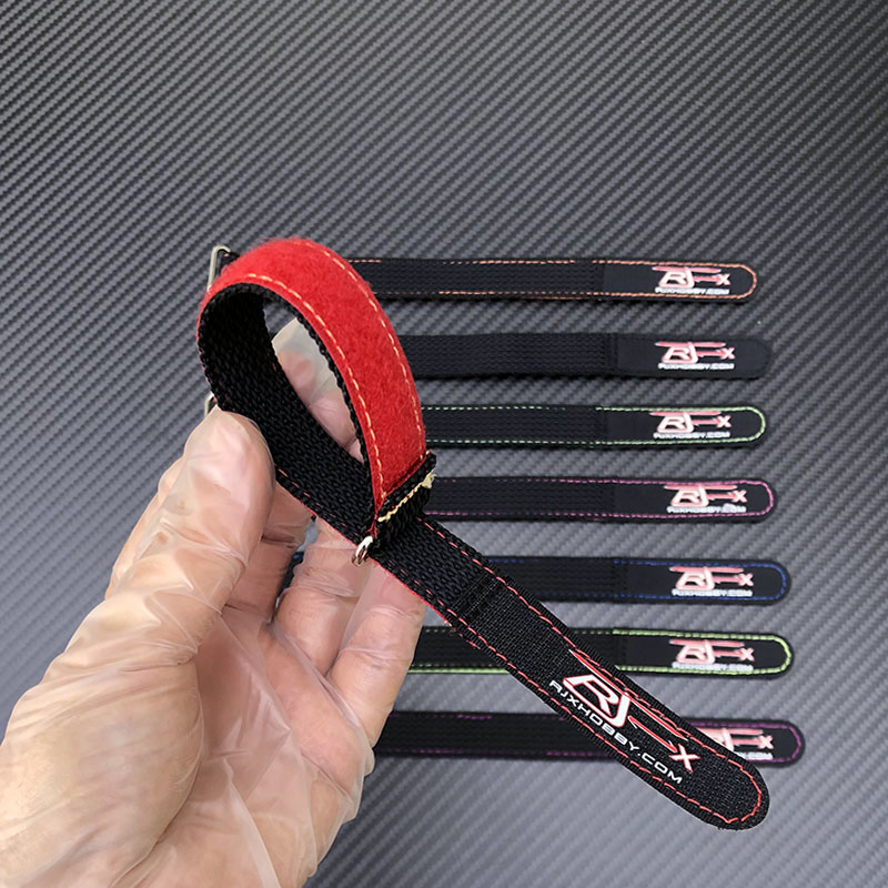 RJX OEM 20mm width Kevlar Stitched Non-Slip Silicone Battery Straps