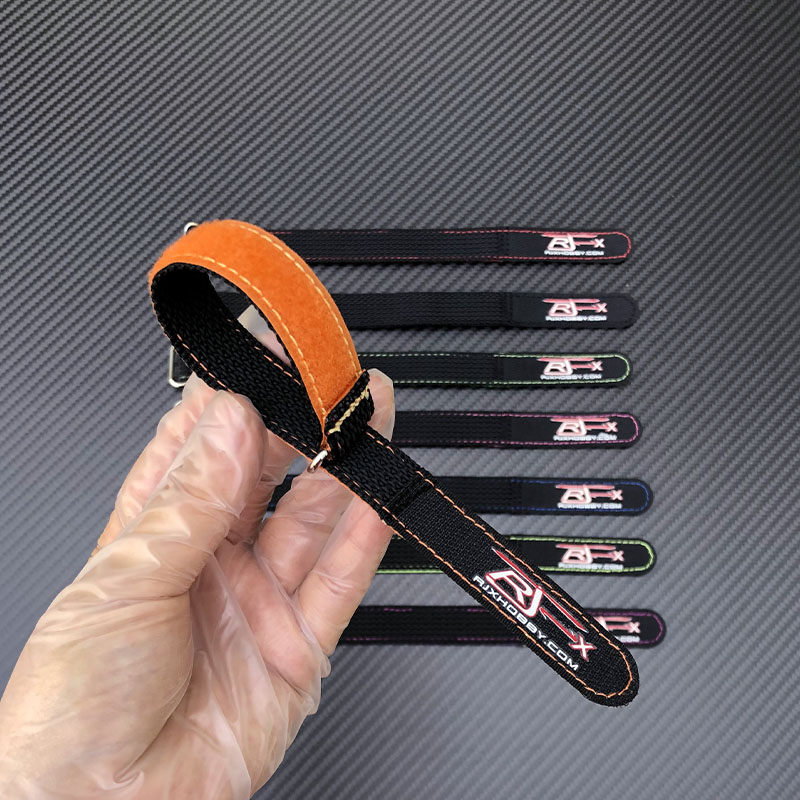 RJX OEM 20mm width Kevlar Stitched Non-Slip Silicone Battery Straps