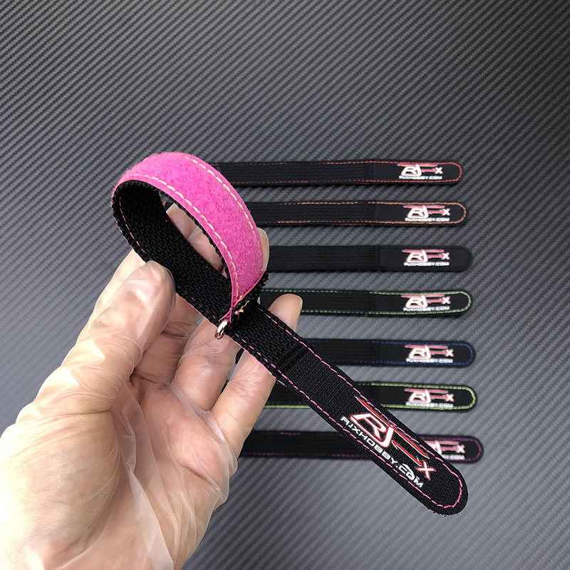 RJX OEM 20mm width Kevlar Stitched Non-Slip Silicone Battery Straps