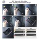 RJX OEM 20mm width Non-slip 3M rubber kevlar stitching kevlar battery straps