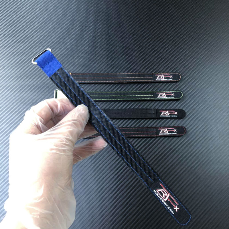 RJX OEM 20mm width Non-slip 3M rubber kevlar stitching kevlar battery straps