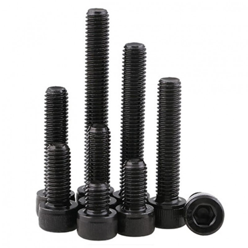 RJXHOBBY 50pcs M8 10mm-90mm Class 12.9 Alloy Steel Socket Head Caps Screws