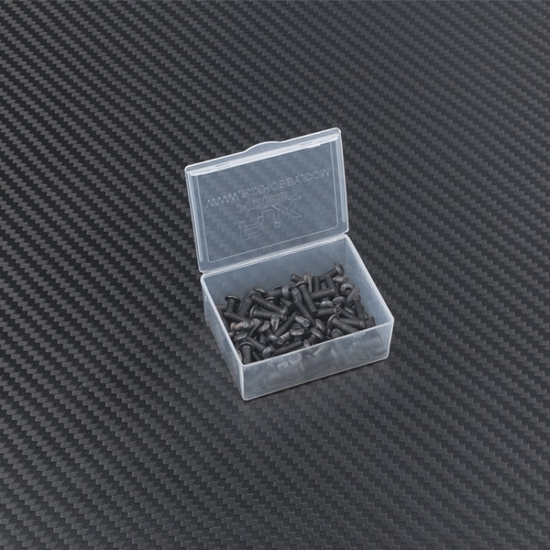 RJXHOBBY 100pcs M3 4mm-60mm Class 12.9 Alloy Steel Socket Head Caps Screws