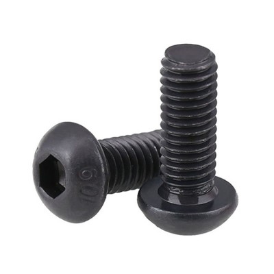 RJXHOBBY 100pcs M2 3-35mm Hex Socket Round Button Head Screw Grade10.9 Button Head Screws