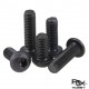 RJXHOBBY 100pcs M6 8-60mm Hex Socket Round Button Head Screw Grade10.9 Button Head Screws