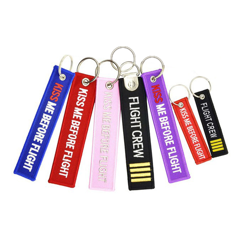 RJX Customs Remove Before Flight Keychain Jewelry Embroidery Engineer Key Chain