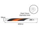 RJX Orange  600mm Premium CF Blades-FBL Version