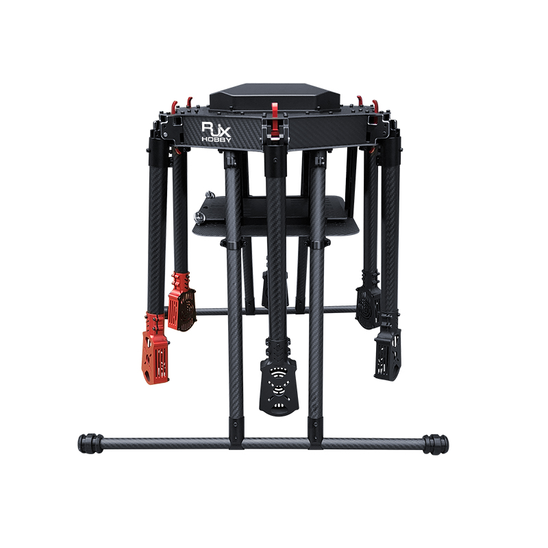 RJX1000 6-Axis Carbon Fiber Umbrella Folding Hexacopter Frame with Motor Mounts