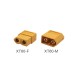 RJXHOBBY 5 Sets XT60PB Male Female Bullet Connectors for PCB