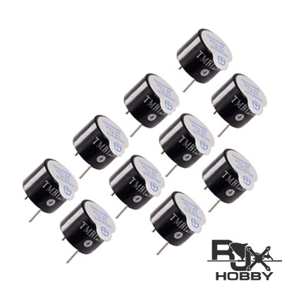 RJXHOBBY 10 PCS 5V Active Alarm Buzzer Beeper Tracker 12X9.5mm for FPV Racing Drone