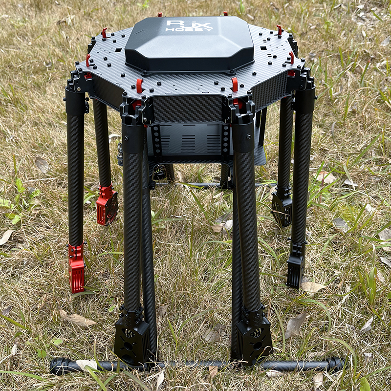 RJX1080 8-Axis Carbon Fiber Multirotor Drone Frame with Motor Mounts