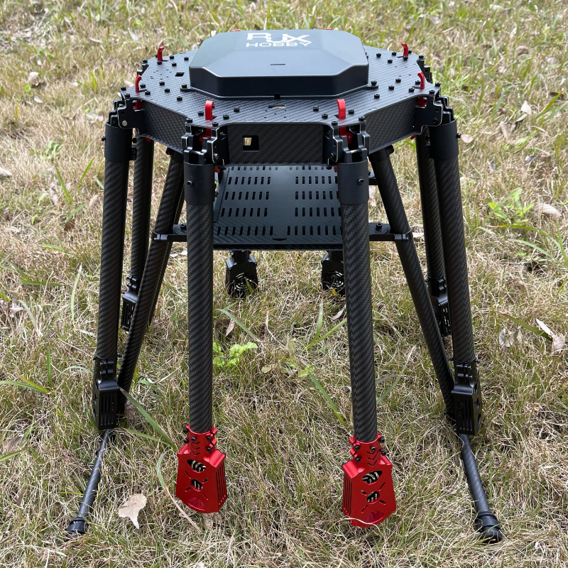 RJX1080 8-Axis Carbon Fiber Multirotor Drone Frame with Motor Mounts