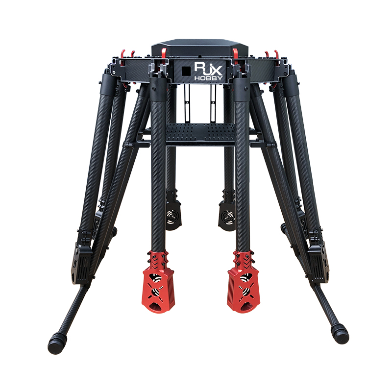 RJX1080 8-Axis Carbon Fiber Multirotor Drone Frame with Motor Mounts
