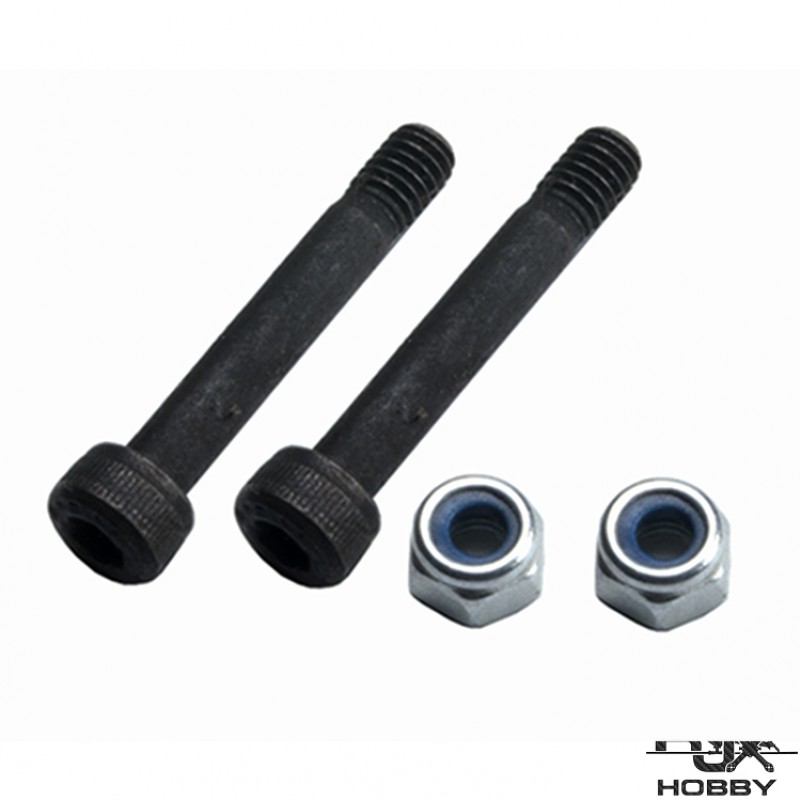 RJXHOBBY Special Hex Screw M4 with M4 Lock Nut X 2Sets