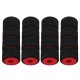 RJX Quadcopter Skid-proof Sponge Foam Tube Impact Resistance Absorbing Protection Black & Red (Pack of 4)