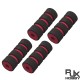 RJX Quadcopter Skid-proof Sponge Foam Tube Impact Resistance Absorbing Protection Black & Red (Pack of 4)