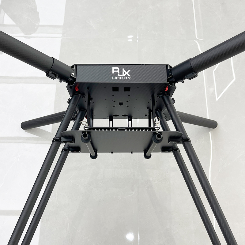 RJX1200B 4-Axis Carbon Fiber Umbrella Folding Quadcopter Frame without motor mounts
