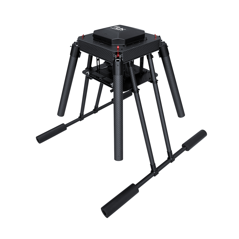 RJX1200B 4-Axis Carbon Fiber Umbrella Folding Quadcopter Frame without motor mounts