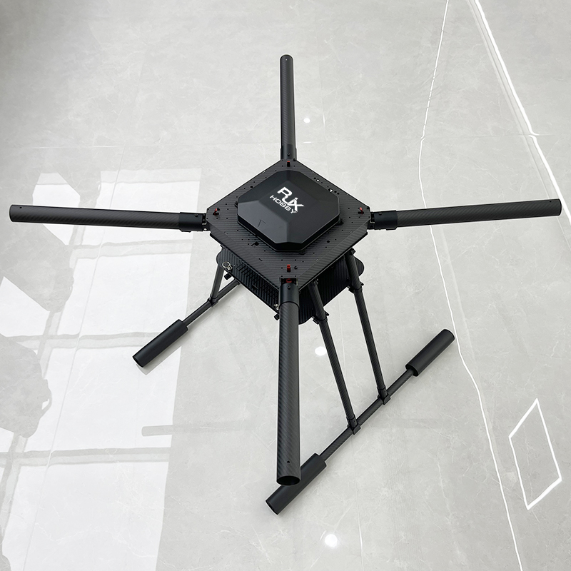 RJX1200B 4-Axis Carbon Fiber Umbrella Folding Quadcopter Frame without motor mounts