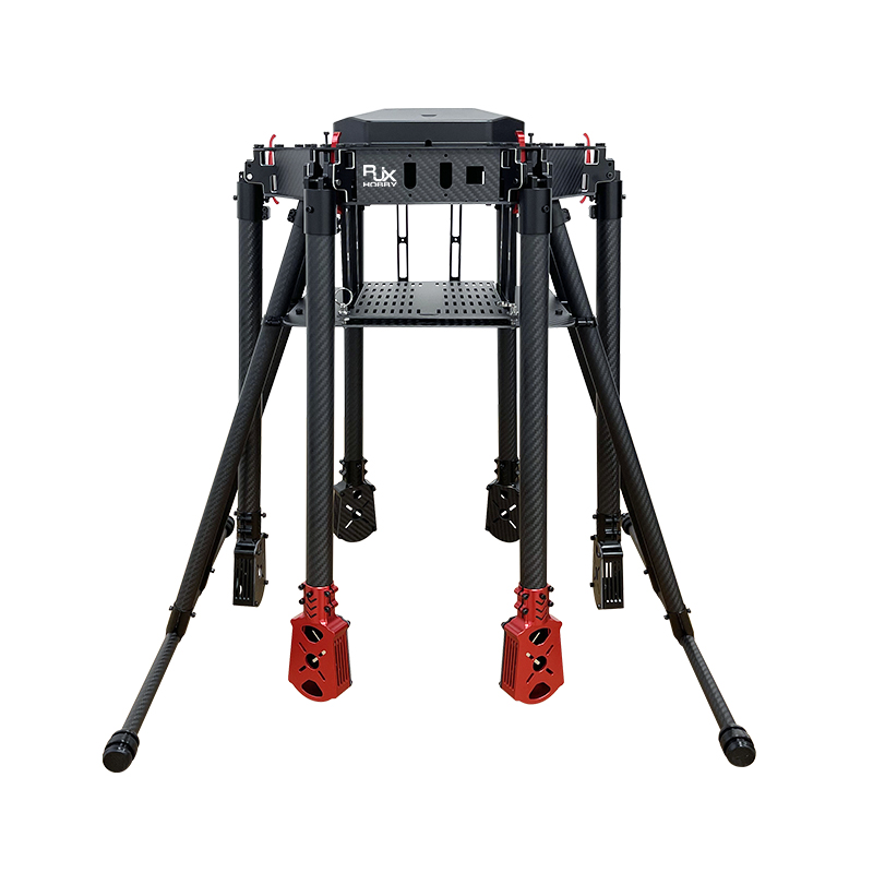 RJX1200C 6-Axis Carbon Fiber Umbrella Folding Hexacopter Frame with Motor Mounts ﻿