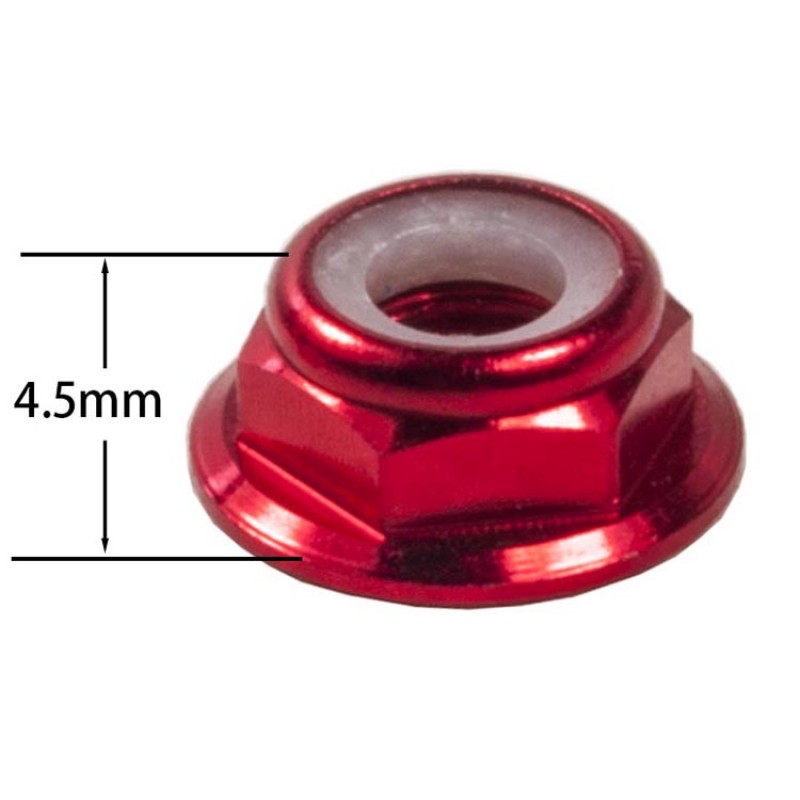RJXHOBBY 12pcs M5 Motor Screw Nut CW/CCW Screw Thread For BR2205 Brushless Motors RC Drone FPV Racing 