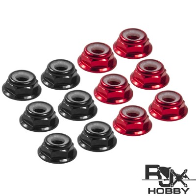 RJXHOBBY 12pcs M5 Motor Screw Nut CW/CCW Screw Thread For BR2205 Brushless Motors RC Drone FPV Racing 
