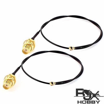 RJXHOBBY Mini PCI UFL to SMA Female Connector Antenna WiFi Pigtail Cable IPX to SMA Extension 20cm -2pcs