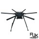 RJX1300B 6-Axis Carbon Fiber Umbrella Folding Hexacopter Frame without motor mounts