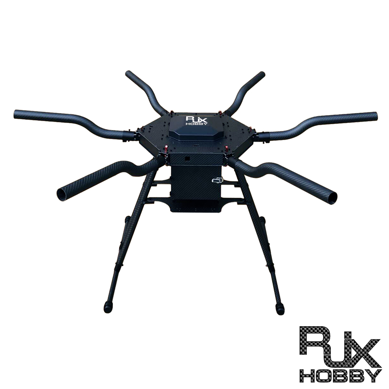 RJX1300D 6-Axis Carbon Fiber Umbrella Folding Hexacopter Frame without motor mounts