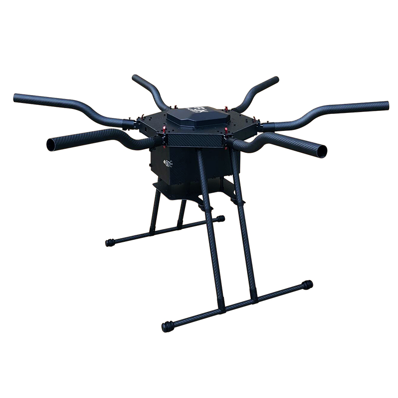 RJX1300D 6-Axis Carbon Fiber Umbrella Folding Hexacopter Frame without motor mounts