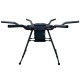 RJX1300D 6-Axis Carbon Fiber Umbrella Folding Hexacopter Frame without motor mounts