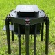RJX1300F 6-Axis Carbon Fiber Umbrella Folding Hexacopter Frame with upper and below battery tray without motor mounts