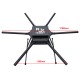 RJX1300F 6-Axis Carbon Fiber Umbrella Folding Hexacopter Frame with upper and below battery tray without motor mounts