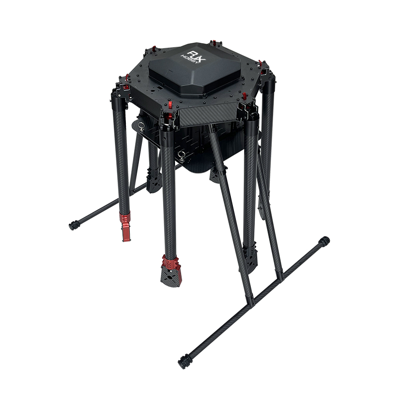 RJX1300 6-Axis Carbon Fiber Umbrella Folding Hexacopter Frame with Motor Mounts